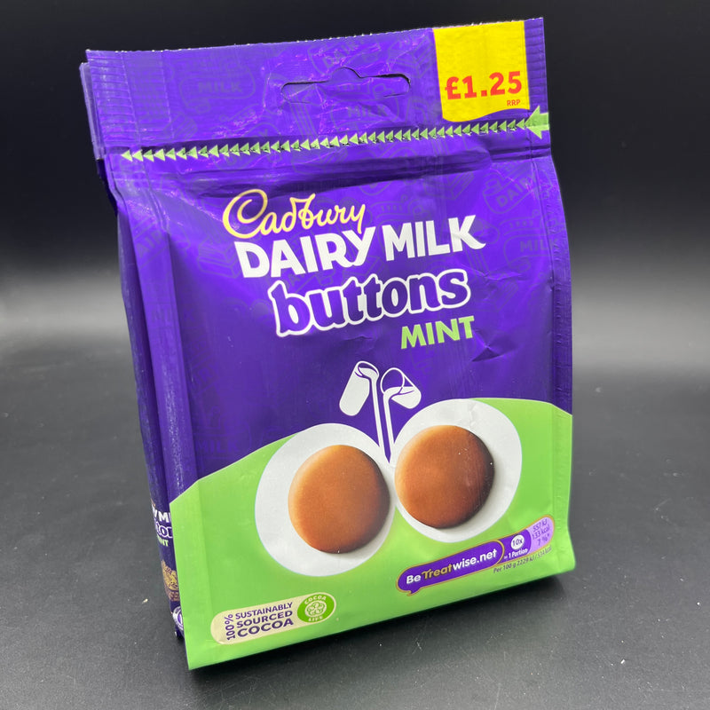 Cadbury Dairy Milk Buttons Mint 95g (UK)