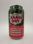 Canada Dry - Fruit Splash Strawberry Ginger Ale, 355ml (USA)