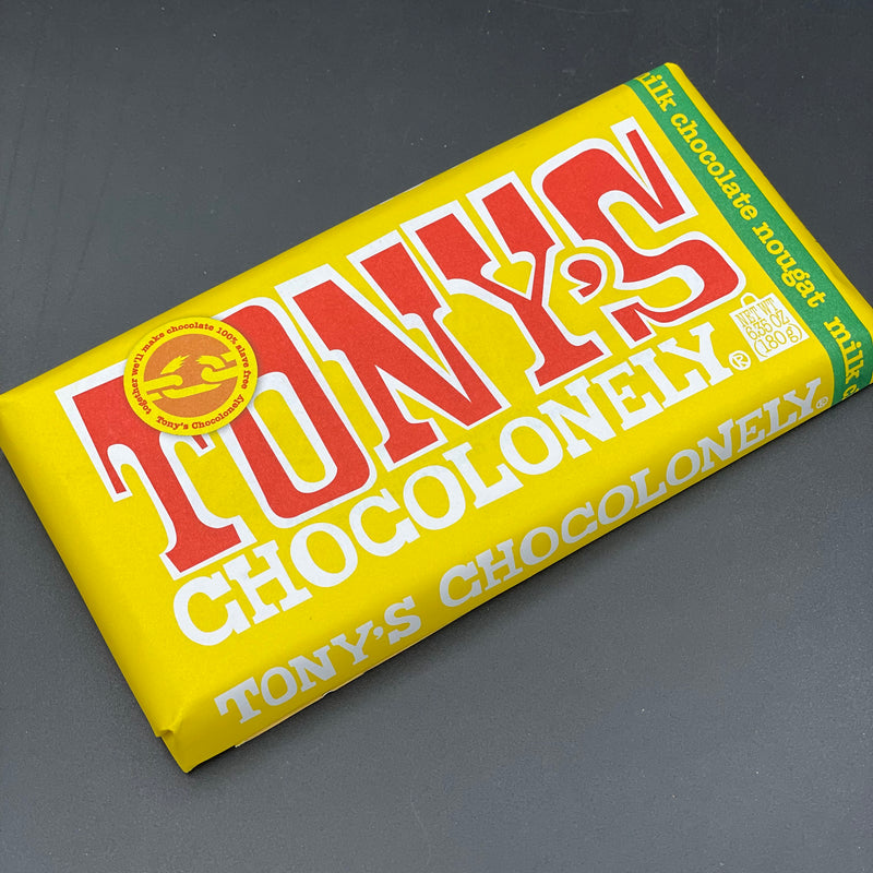 Tony’s Chocolonely - Milk Chocolate Nougat Bar 180g (EURO)