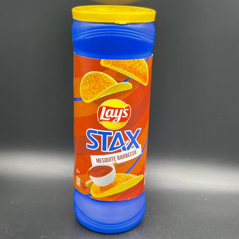 NEW Lays Stax Mesquite Barbecue - flavoured chips 155g (USA) NEW