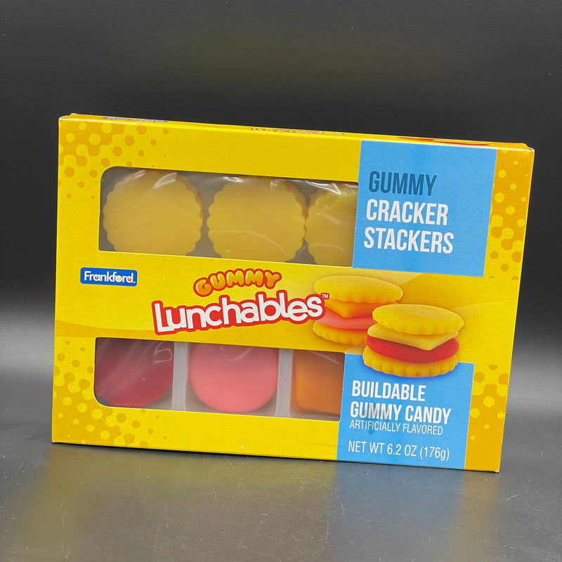 NEW Frankford Gummy Lunchables - Gummy Cracker Stackers, Buildable Gummy Candy! 176g (USA) NEW