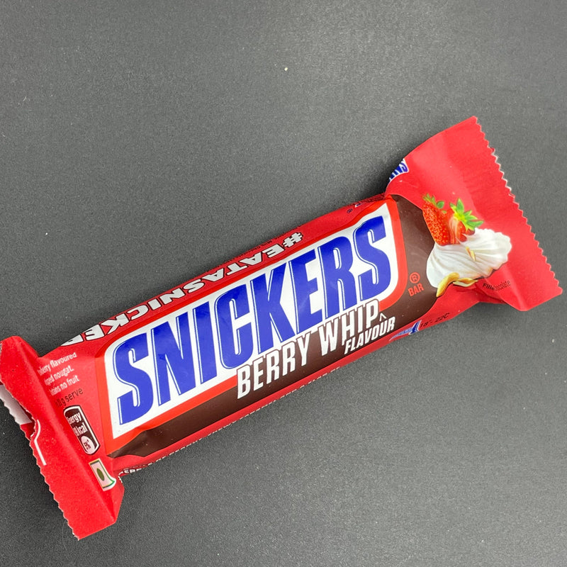 NEW Snickers Berry Whip Flavour Bar 40g (INDIA) NEW