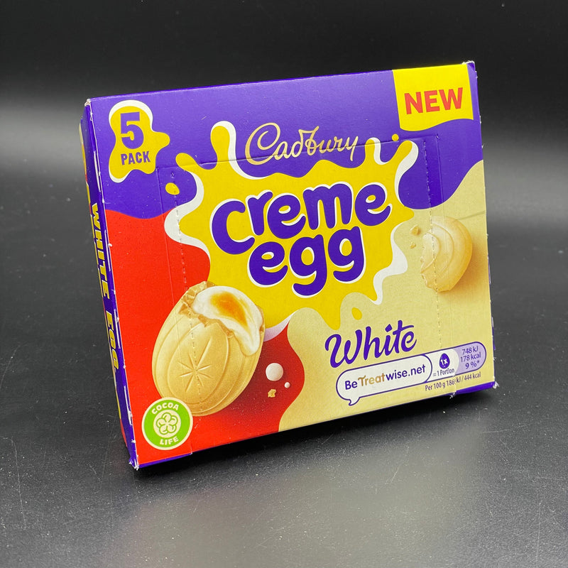 NEW Cadbury Creme Egg 5-PACK! WHITE Chocolate 40g Each (UK) LIMITED STOCK