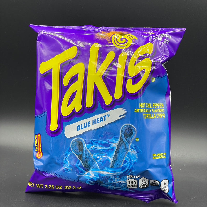 Barcel Takis - Blue Heat - Hot Chili Pepper Flavoured Tortilla Chips 92g (USA)