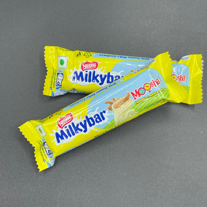 Nestle Milkybar MOOsha Bar 2-Pack. Caramel & Nougat Flavour 20g each (INDIA)