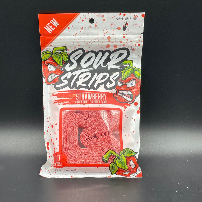 NEW Sour Strips - Strawberry Flavour 104g (USA) SPECIAL