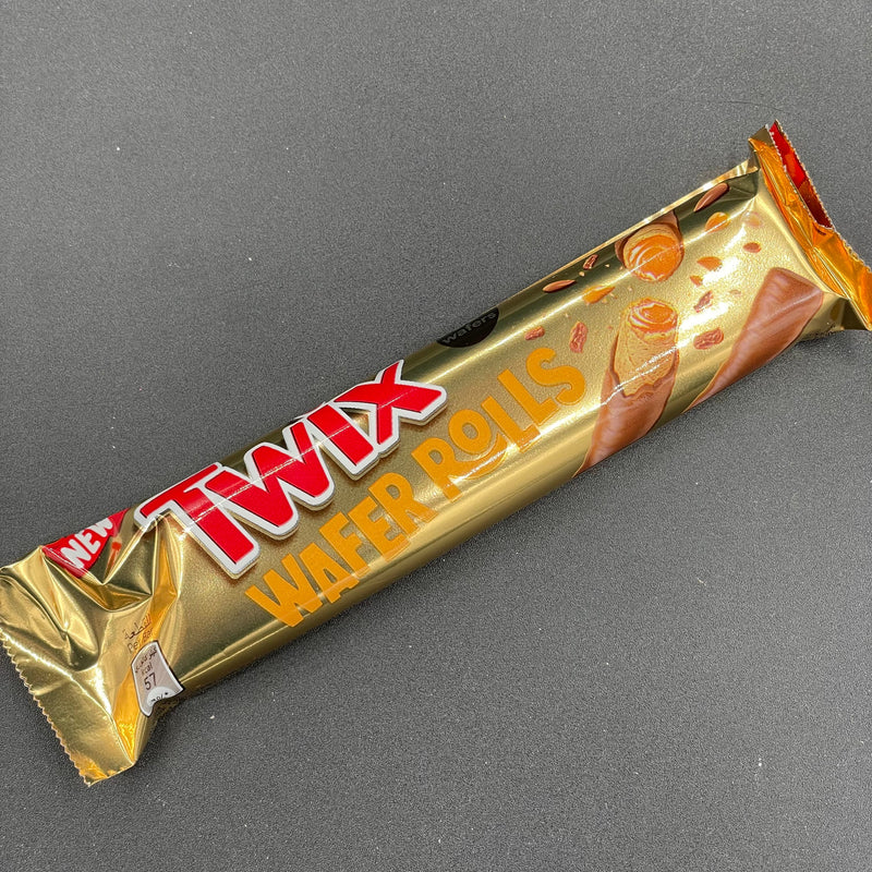NEW Twix Wafer Rolls Chocolate (2 Rolls) 22g (Middle East)