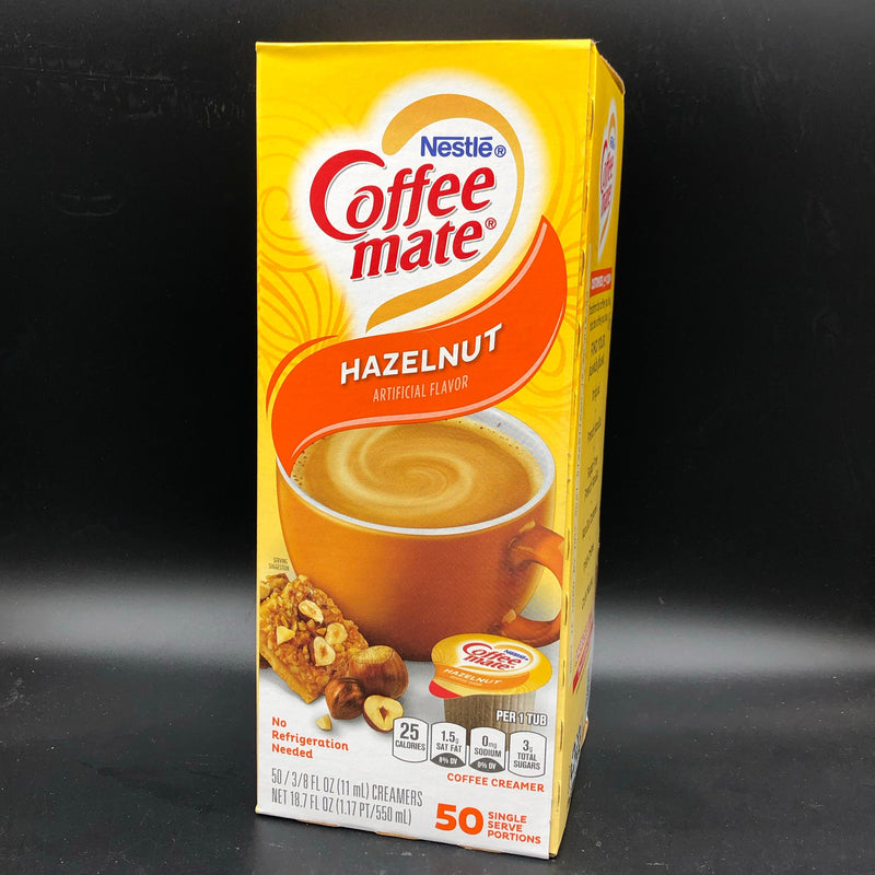 Nestle Coffee Mate Coffee Creamer Hazelnut Flavour - 50 Single Serve 11ml Tubs - 550ml (US