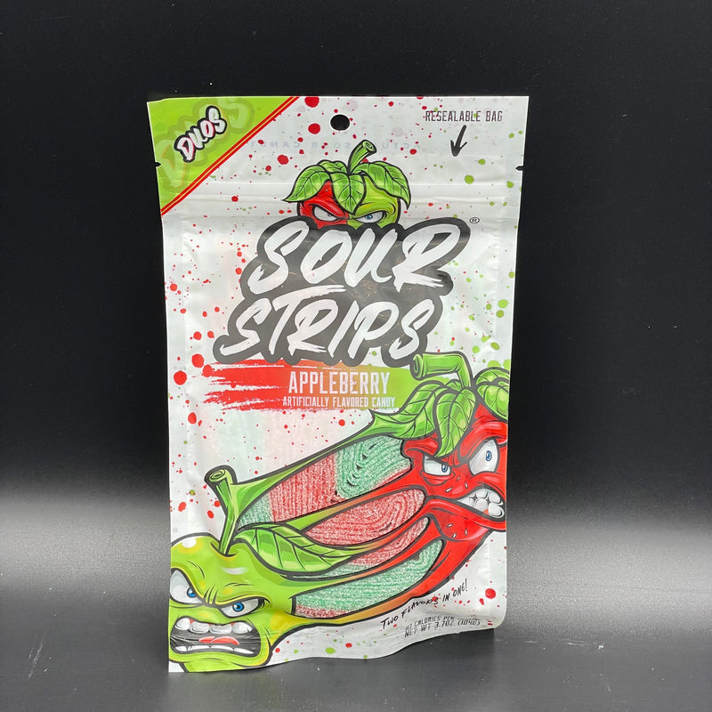 NEW Sour Strips DUOS - Appleberry Flavour 104g (USA) LIMITED EDITION