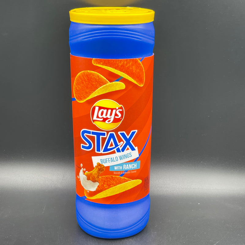 NEW Lays Stax Buffalo Wings With Ranch - flavoured chips 155g (USA) NEW