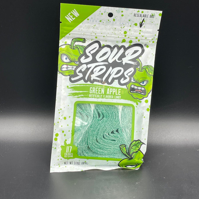 NEW Sour Strips - Green Apple Flavour 104g (USA) SPECIAL