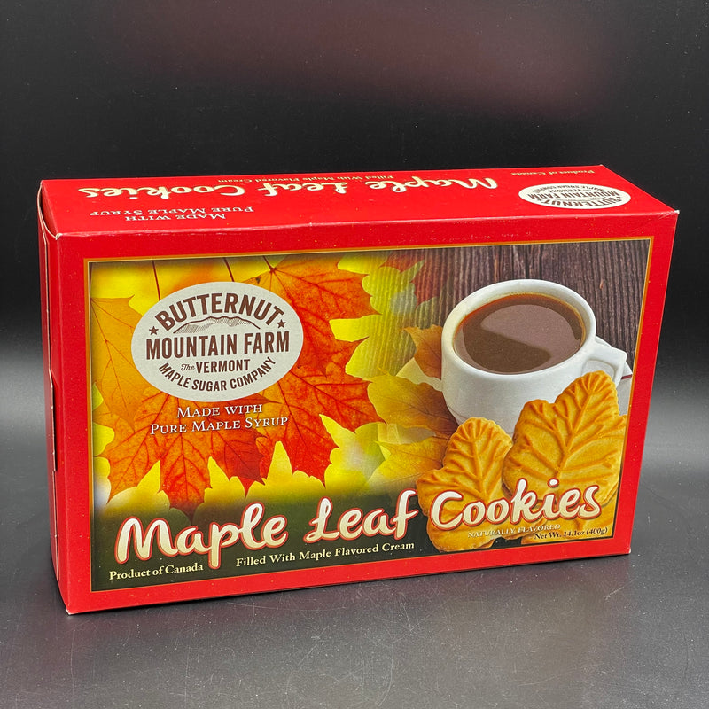 NEW Maple Leaf Cookies - Filled With Maple Flavoured Cream 400g (CANADA)