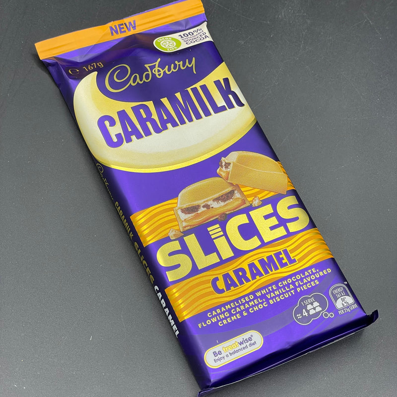 NEW Cadbury Caramilk SLICES Caramel Block 165g (AUS) SPECIAL EDITION