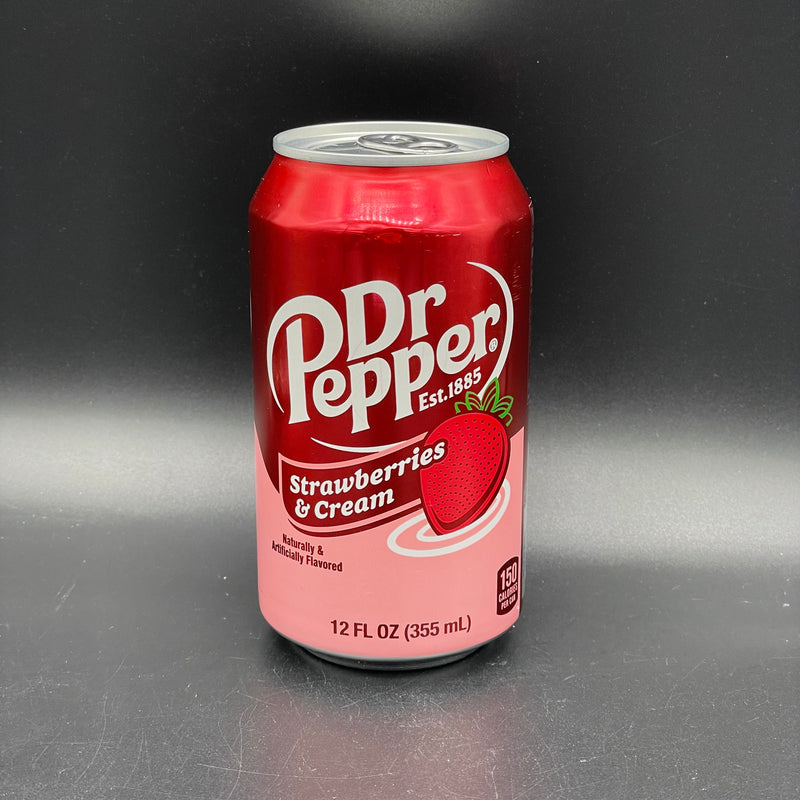 NEW Dr Pepper Strawberries and Cream Flavour 355ml (USA) NEW