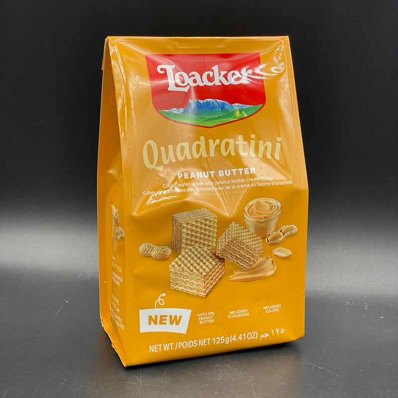 NEW Loacker Quadratini - Peanut Butter Flavour! 125g (EURO)