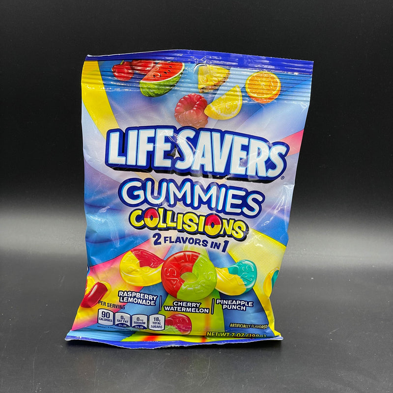 Lifesavers Gummies Collisions - 2 Flavors in 1 198g (USA)