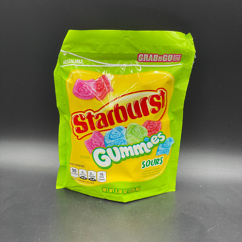 Starbursts Gummies Sours Grab N Go Size 226g USA