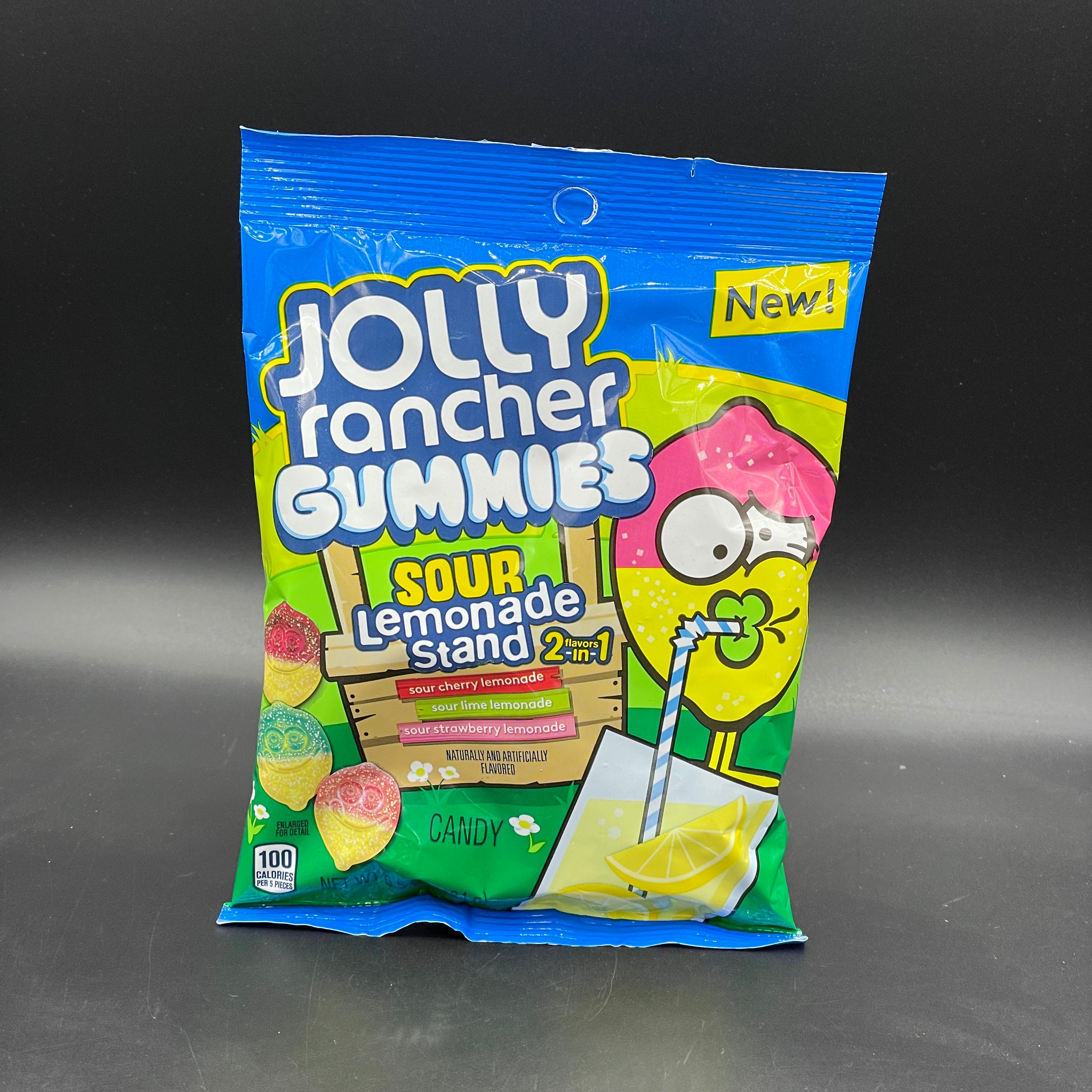 NEW Jolly Rancher Gummies - SOUR Lemonade Stand 2-Flavors-In-1, 184g