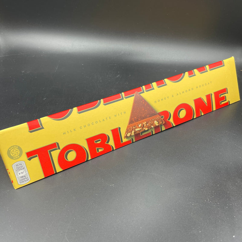 Toblerone Original! Milk Chocolate With Honey & Almond Nougat 360g (EURO)