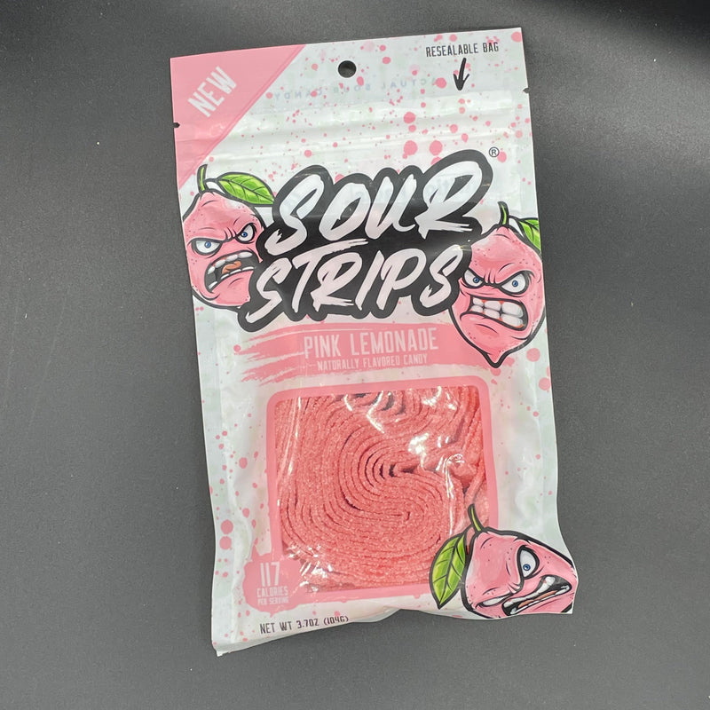 NEW Sour Strips - Pink Lemonade Flavour 104g (USA) SPECIAL
