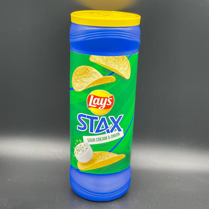 NEW Lays Stax Sour Cream & Onion - flavoured chips 155g (USA) NEW