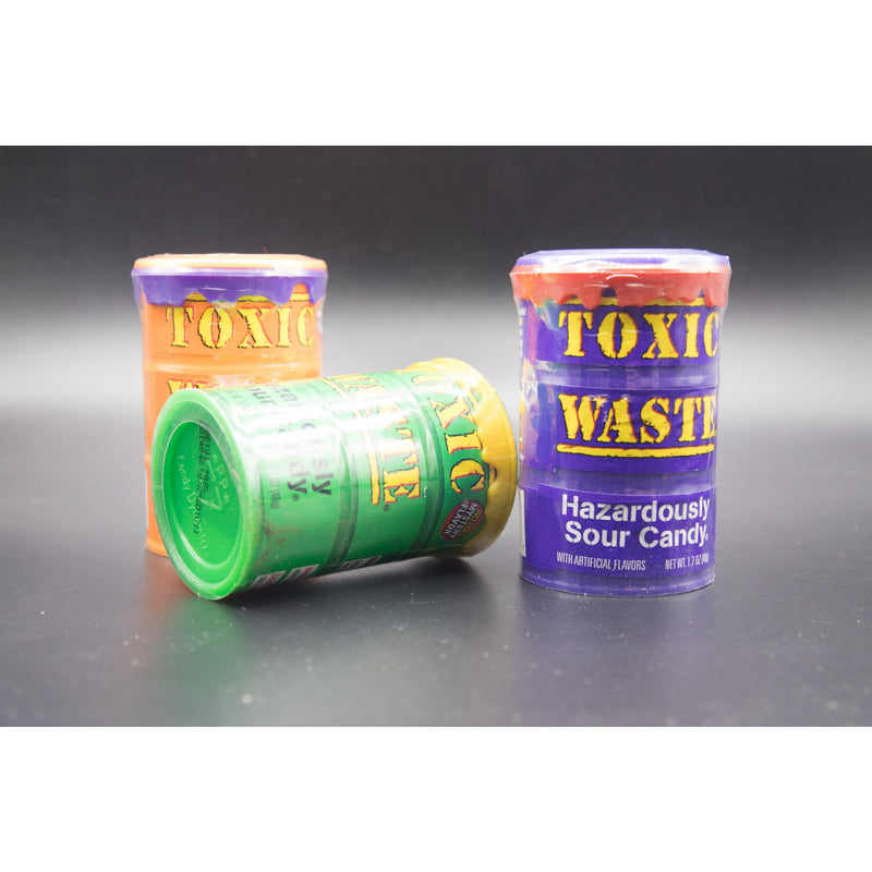 Toxic Waste Hazardous Sour Candy Tub (Colourful Edition)