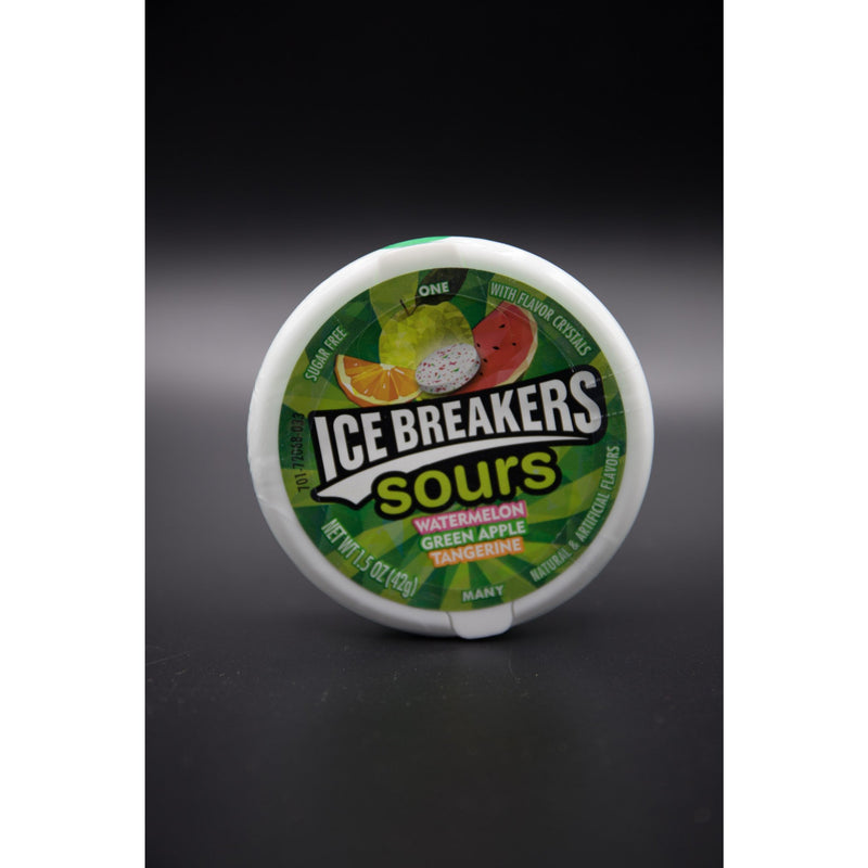 Ice Breakers Sours (Watermelon, Green Apple, Tangerine) 42g (USA)