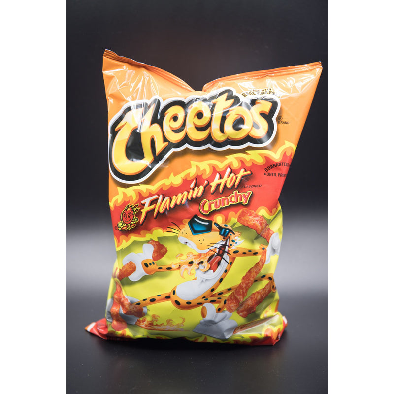Cheetos Flamin Hot Crunchy 240g (USA) SHORT DATE