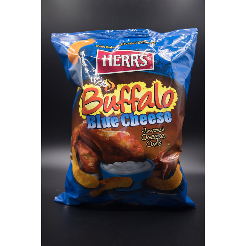 Herr's Buffalo Blue Cheese Flavoured Cheese Curls 170g (USA)