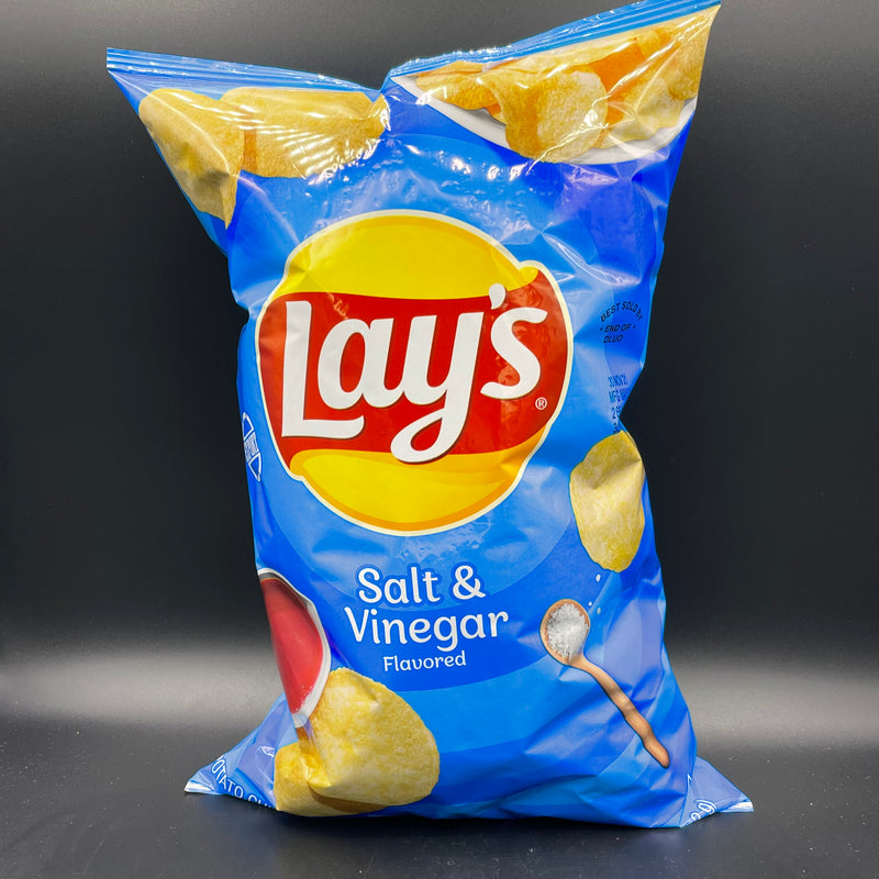 Lay’s Salt & Vinegar Flavored Chips - Giant Bag, 184g (USA)