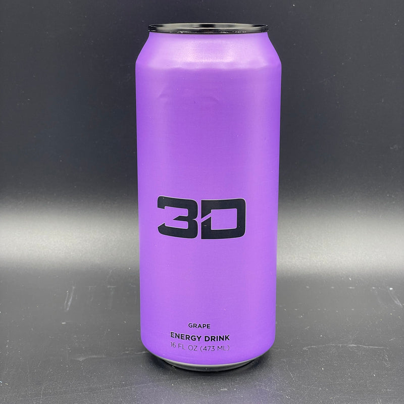 NEW 3D Energy Drink - Grape Flavour 473ml (USA) NEW
