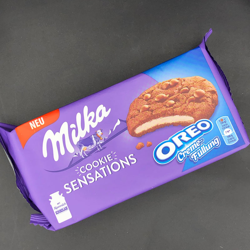 NEW Milka Cookie Sensations, Oreo Cream Filling, 6 Cookies, 156g (GERMANY) NEW