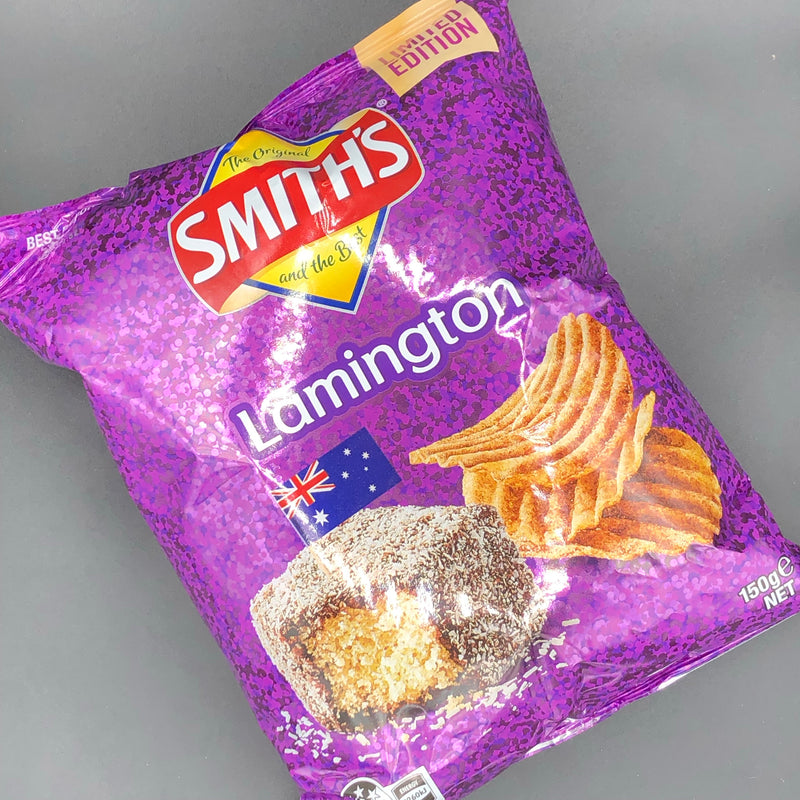 Smiths Limited Edition Lamington Flavour Chips 150g