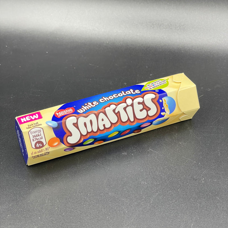 Nestle White Chocolate Smarties, 36g Tube (UK) SPECIAL EDITION