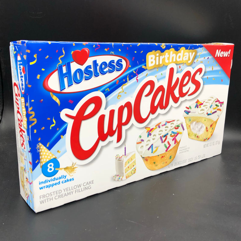 Hostess Birthday Cup Cakes 8pk 371g (USA) NEW!