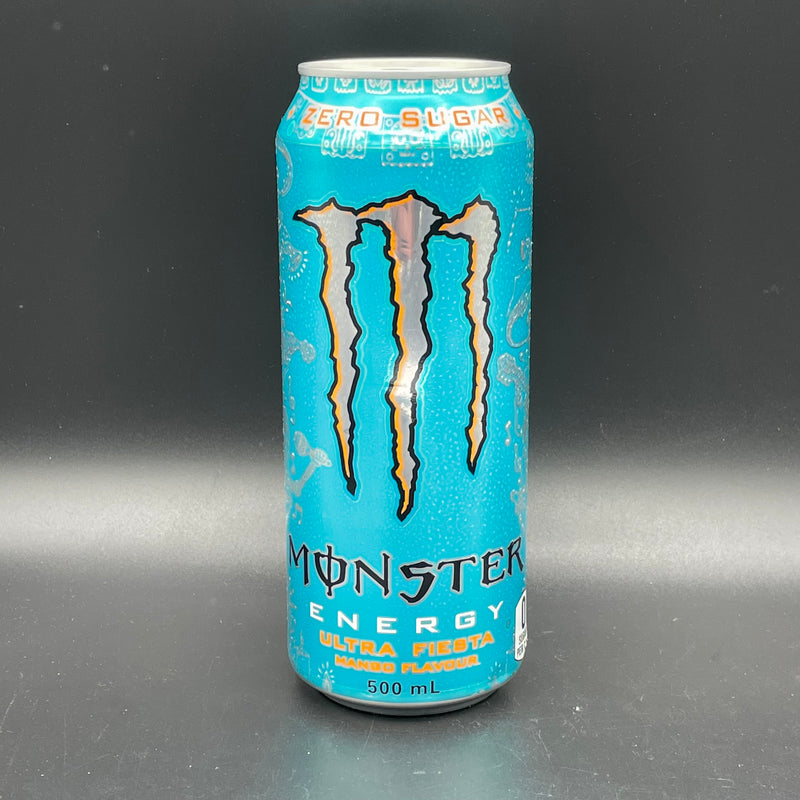 NEW Monster Energy - Ultra Fiesta, Mango Flavour, Zero Sugar 500ml (AUS) NEW