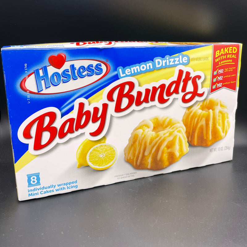 NEW Hostess Lemon Drizzle Baby Bundts 8pk 284g (USA) SPECIAL