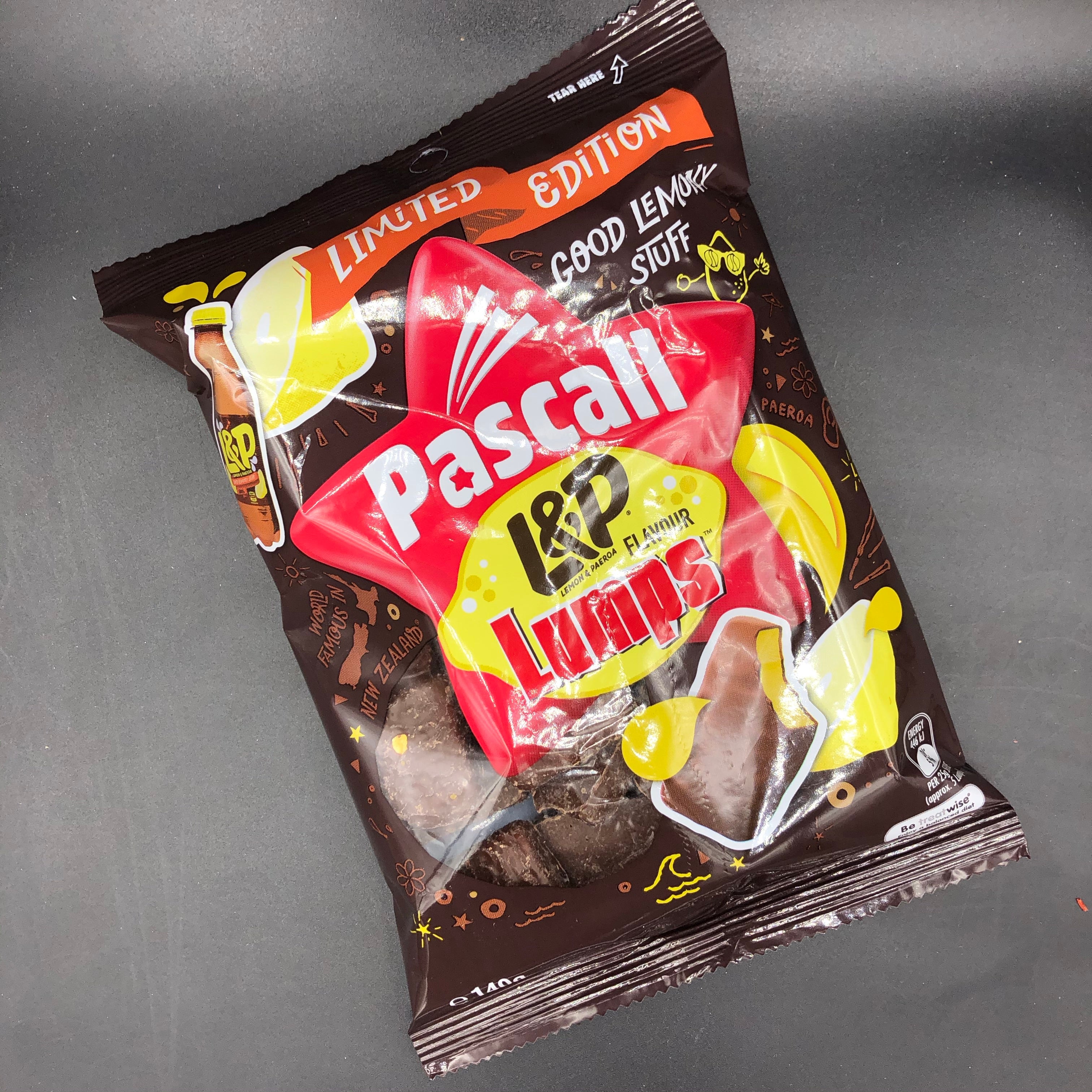 SHORT DATE Pascall L&P Flavour Lumps 140g (NZ) LIMITED EDITION