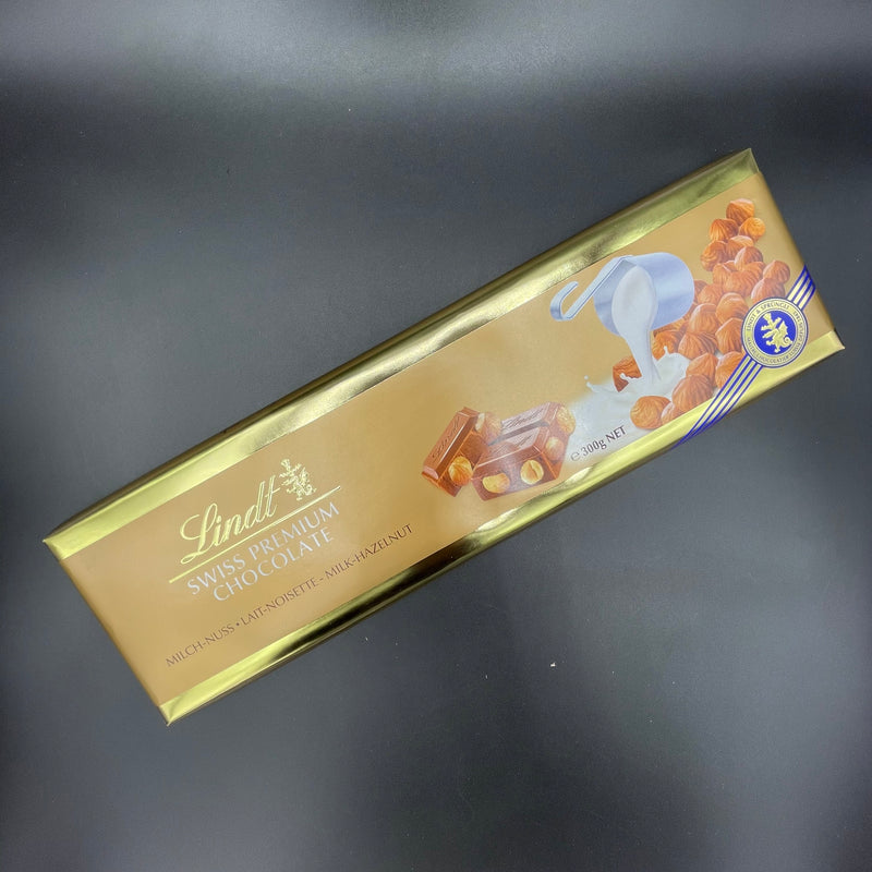 Lindt Swiss Premium Chocolate with Hazelnuts 300g (EURO)