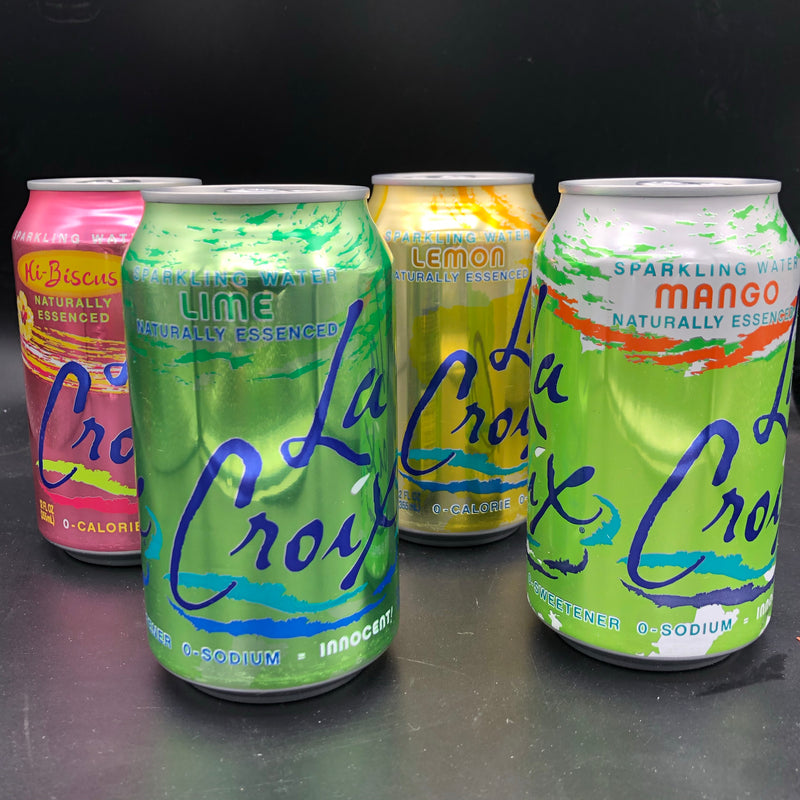MIXED PACK La Croix Naturally Essenced Sparkling Water 355ml - 12 Pack (USA)