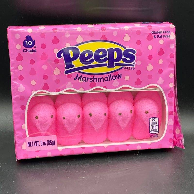 Peeps Pink Marshmallow  - 10 Chicks 85g (USA) EASTER SPECIAL