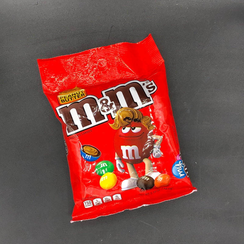 M&M’s - Peanut Butter Flavour, Hang Bag 144g (USA)