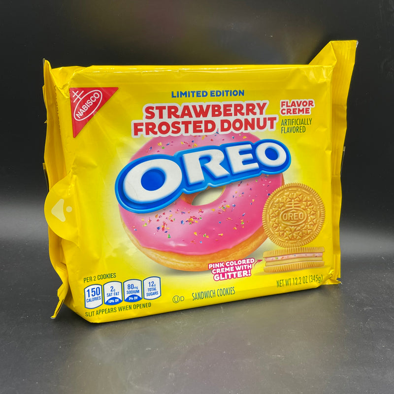NEW Limited Edition Oreo Strawberry Frosted Donut Flavour, 345g (USA) LIMITED EDITION