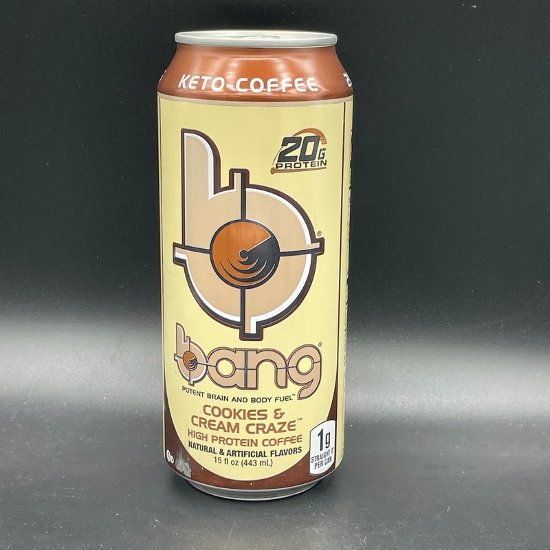 Bang Cookies & Cream Craze - Keto Coffee - 20g Protein - Energy Drink 443ml (USA)