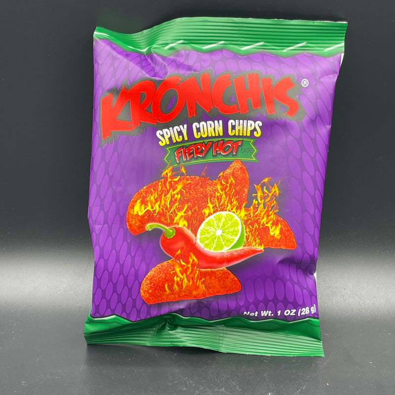 Kronchis Spicy Corn Chips - Fiery Hot 28g (MIDDLE EAST) SHORT DATE