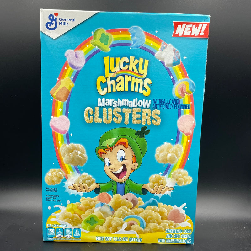 NEW Lucky Charms Marshmallow Clusters Cereal 317g (USA) NEW