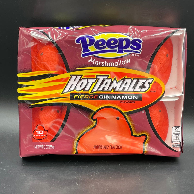 Peeps Marshmallow - Hot Tamales Fierce Cinnamon Flavour - 10 Chicks 85g (USA) EASTER SPECIAL
