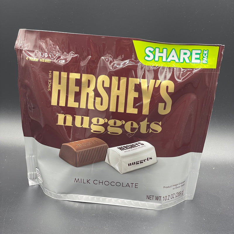 NEW Hershey’s Nuggets - Milk Chocolate - Share Pack 289g (USA) NEW
