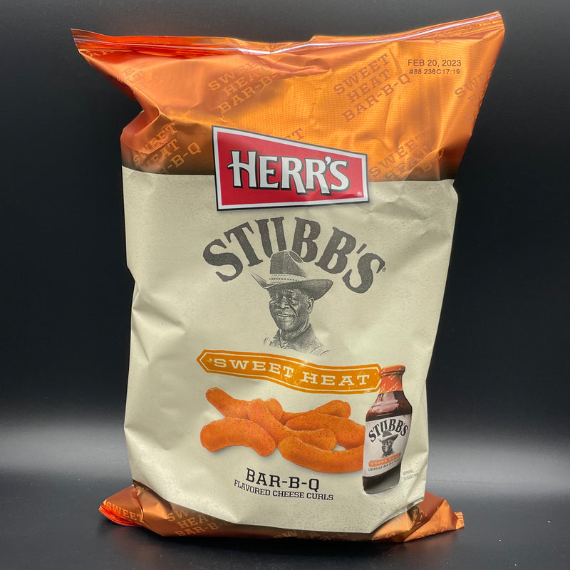 Herr's Stubb's - Sweet Heat Bar-B-Q BBQ Flavoured Cheese Curls 170g (USA)