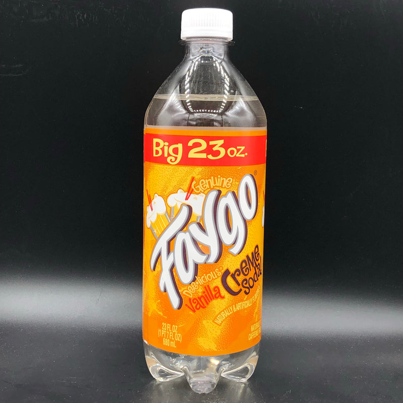 Faygo Creme Soda 680ml - Big 23 Oz. Bottle (USA)